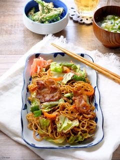縁日風☆焦がさずの焦がしソース焼きそば!-レシピのメイン写真
