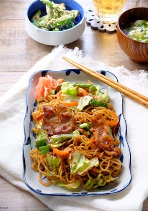 縁日風☆焦がさずの焦がしソース焼きそば！-レシピのメイン写真