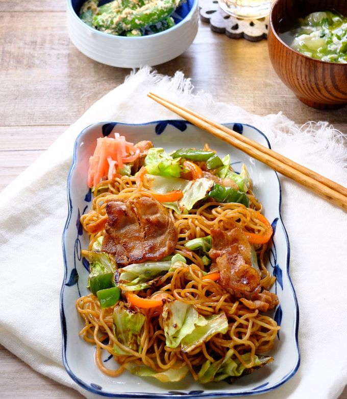 縁日風☆焦がさずの焦がしソース焼きそば！-レシピのメイン写真