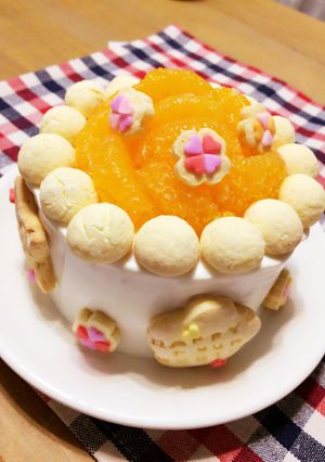 あかちゃんケーキバースデーに-レシピのメイン写真
