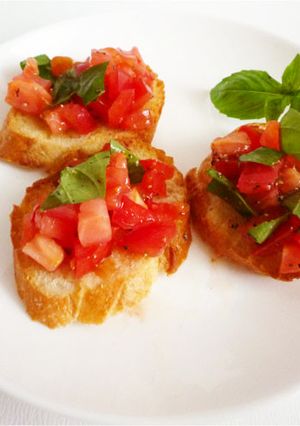 ブルスケッタ イタリア風トマトバゲット-レシピのメイン写真