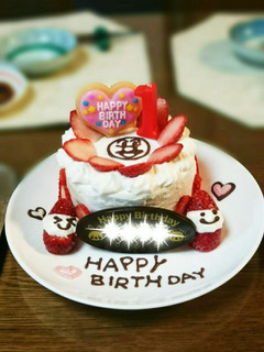 1歳バースデーケーキ-レシピのメイン写真