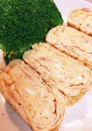 簡単！お弁当！おつまみに！明太玉子焼♪-レシピのメイン写真