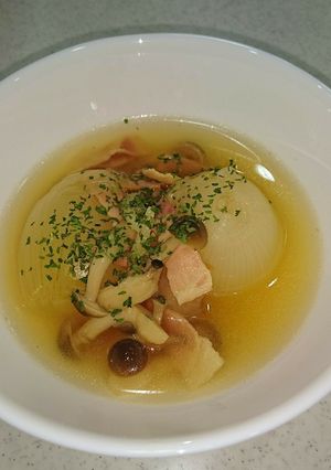 炊飯器で簡単！丸ごとオニオンスープ♪-レシピのメイン写真