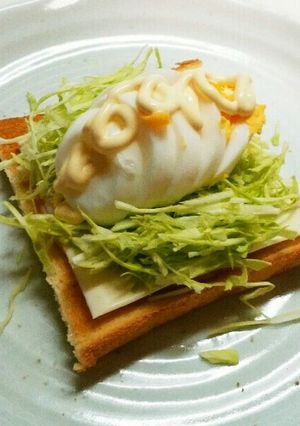 朝食に!具だくさんのオープンサンド-レシピのメイン写真