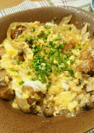 余った唐揚げで＊からあげの卵とじ-レシピのメイン写真