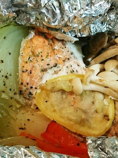 鮭の柚子のせホイル焼き-レシピのメイン写真