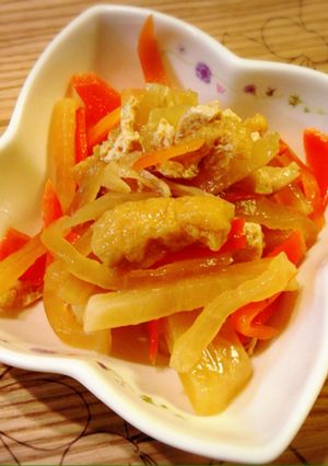 母の思い出の味、大根のひきな炒り。。。-レシピのメイン写真