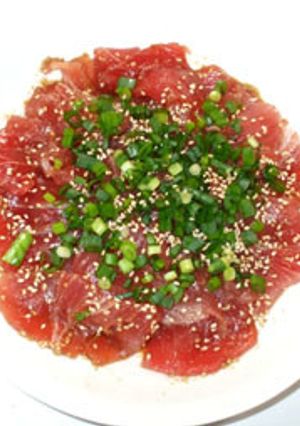 マグロの刺身♪簡単・ピリ辛・ワサビ・生姜-レシピのメイン写真