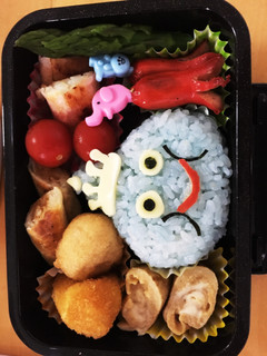 簡単!キングスライム弁当 キャラ弁-レシピのメイン写真