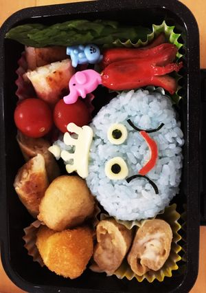 簡単！キングスライム弁当 キャラ弁-レシピのメイン写真