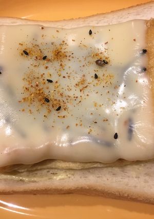 きつねチーズトースト-レシピのメイン写真