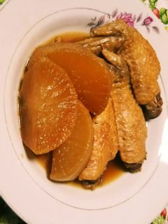 大根しみしみ♥手羽先甘辛煮(*´∀`)-レシピのメイン写真