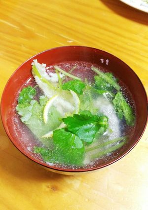 マハタのアラで☆すまし汁♪-レシピのメイン写真
