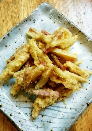 じゃがいもとベーコンのおつまみ天ぷら-レシピのメイン写真