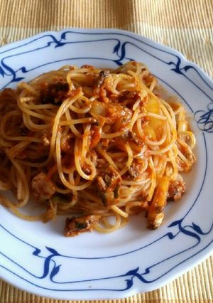 簡単で美味しい！オイルサーディンのパスタ-レシピのメイン写真