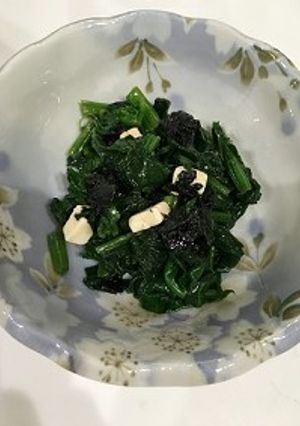 子供が喜ぶ！チーズinほうれん草おひたし-レシピのメイン写真