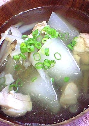 冬瓜汁＊たっぷりあつあつのお汁で・・・-レシピのメイン写真