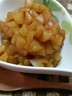 レンジで簡単♪使える☆シナモンりんご。-レシピのメイン写真