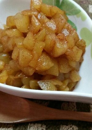 レンジで簡単♪使える☆シナモンりんご。-レシピのメイン写真