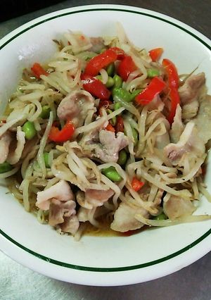 胡麻油香るモヤシ炒め-レシピのメイン写真