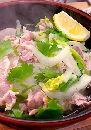 簡単アジア麺☆豚肉と野菜のフォー-レシピのメイン写真