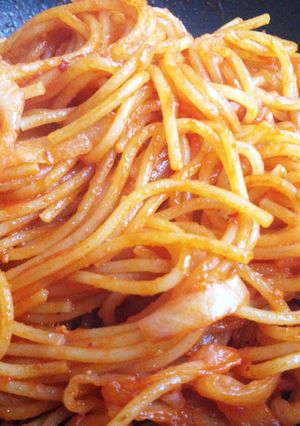 節約、アラビアータ風パスタ-レシピのメイン写真
