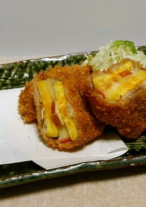かんしょとリンゴと豚肉の芋カツ-レシピのメイン写真