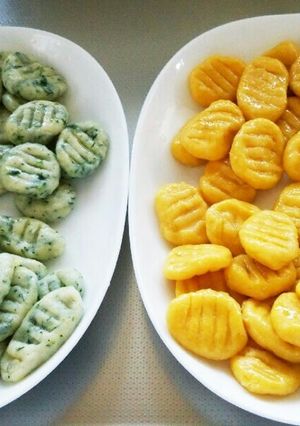 カボチャとほうれん草のニョッキ-レシピのメイン写真