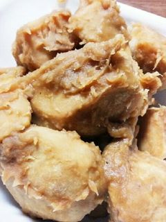 やつがしらの黒糖煮っ転がし(里芋でも)-レシピのメイン写真