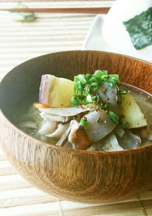 ぽかぽか♪私が作るさつまいもの豚汁-レシピのメイン写真