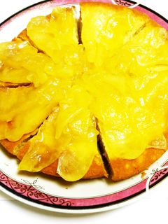 さつま芋ケーキりんごのコンポートのせ-レシピのメイン写真