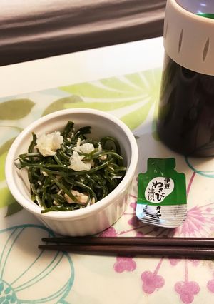 ズボラおつまみ☆切り昆布のわさび漬け和え-レシピのメイン写真