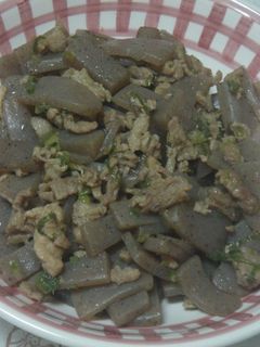 豚肉とこんにゃく炒め~♪-レシピのメイン写真