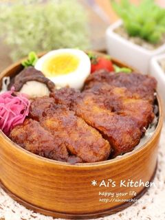 圧倒的存在感で男子が喜ぶソースカツ丼♡-レシピのメイン写真