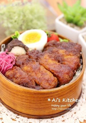 圧倒的存在感で男子が喜ぶソースカツ丼♡-レシピのメイン写真