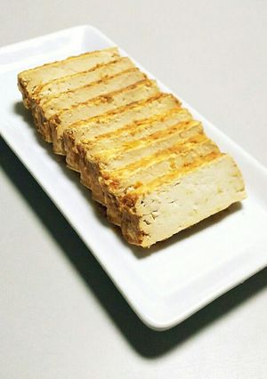 焼豆腐ニンニクねぎ味噌漬け(。・_・。)-レシピのメイン写真