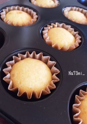 プレーンカップケーキ♬-レシピのメイン写真