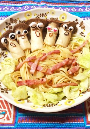 エリンギ星人✩ペペロンチーノ-レシピのメイン写真