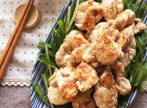 簡単*減塩*作り置き*鶏むね肉の鰹節焼き-レシピのメイン写真