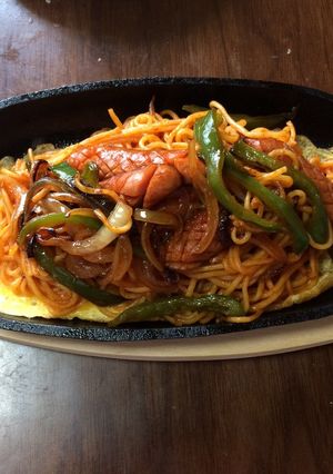 簡単☆焼きそば麺で鉄板ナポリタン-レシピのメイン写真