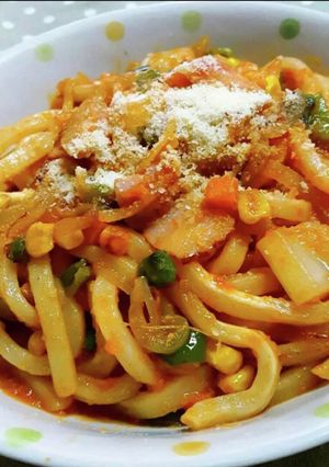 ランチにも☆ナポリうどん-レシピのメイン写真