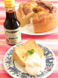 しょうゆと豆腐のふわふわシフォンケーキ-レシピのメイン写真