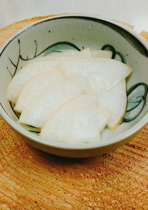 カブ(Brassica rapa)の漬物-レシピのメイン写真