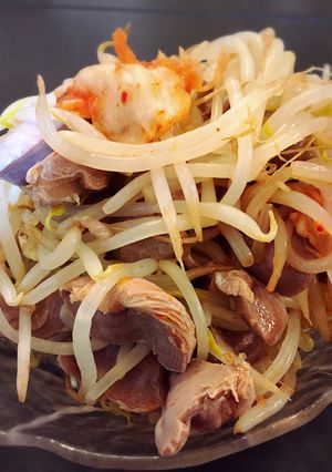 キムチともやしと砂肝の炒め物-レシピのメイン写真