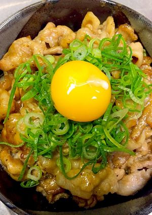 簡単な肉が柔らかいな生姜豚肉丼-レシピのメイン写真