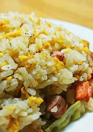 簡単手間要らず☆レタス炒飯☆-レシピのメイン写真