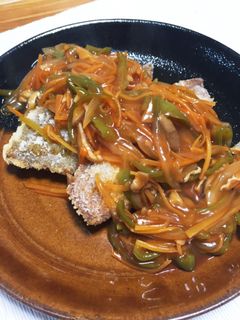 カレイの唐揚げ甘酢あんかけ-レシピのメイン写真