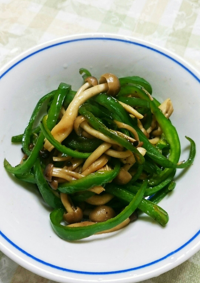 しめじとピーマンのさっと煮♪お弁当にも～-レシピのメイン写真