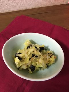 キャベツとなめ茸の和え物-レシピのメイン写真